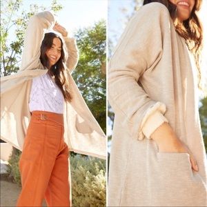 DONNI. Ribbed Sweater Coat